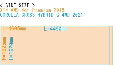 #XT4 AWD 4dr Premium 2018- + COROLLA CROSS HYBRID G 4WD 2021-
